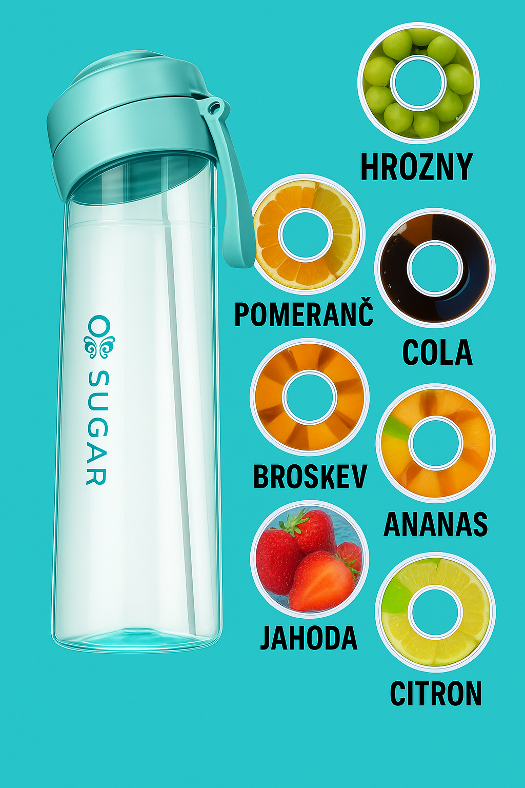 Air Ups Láhev na vodu s příchutí