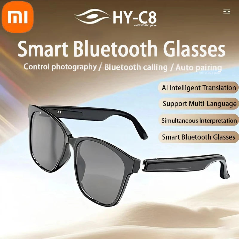 Chytré brýle Xiaomi HY-C8 Smart Bluetooth Brýle s AI Překladem