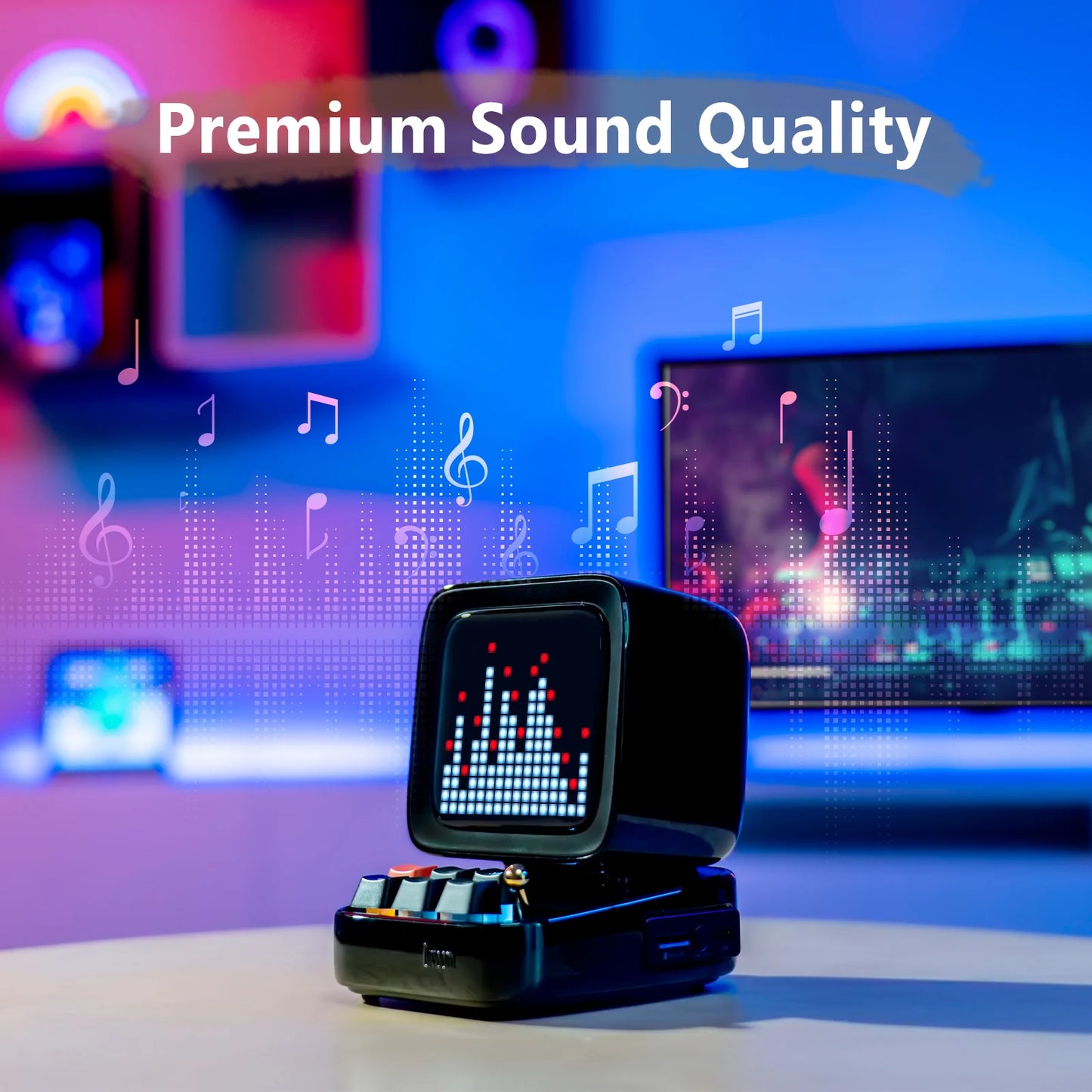 Divoom Ditoo Plus – Retro Pixel Art Bluetooth Reproduktor